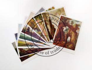 Сет из 30 открыток на тему "Европейские пейзажи"