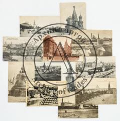 Сет из 12 дореволюционных открыток с видами Московского Кремля (2)