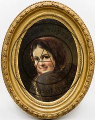Голова девушки (копия с картины Рачкова Н.Е.)