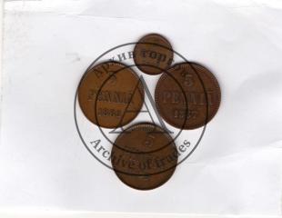 Подборка монет 1 и 5 пенни