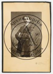 Фотография с портретом Адама Дидура, польского оперного певца, с автографом.