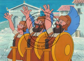 Кадр из мультфильма "Коля, Оля и Архимед"