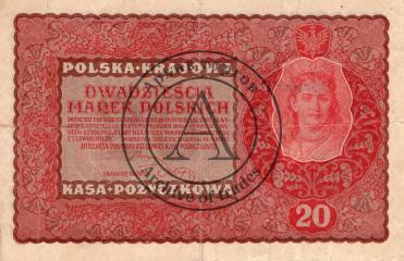 Бона 20 польских марок