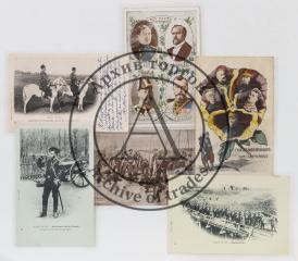 Сет из шести открыток на тему Первой мировой войны