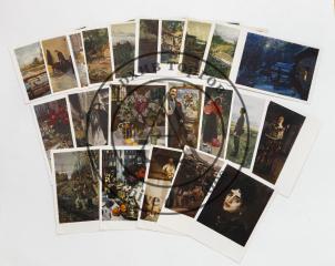 28 открыток с воспроизведениями картин Коровина К.А.