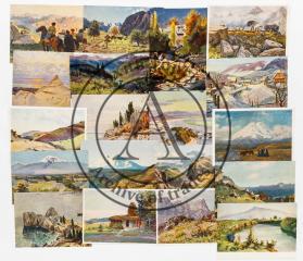 Сет из 31 открытки "Горные пейзажи"