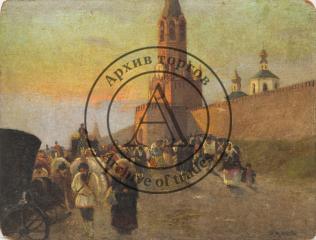 Воспоминание о 1812 г. Москвичи оставляют Москву