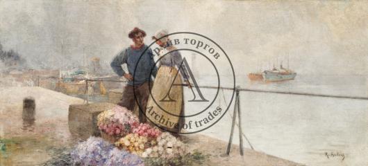 Цветочница и рыбак