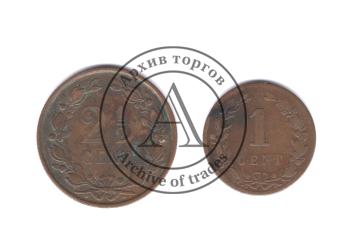 Подборка монет 1 и 2,5 цента