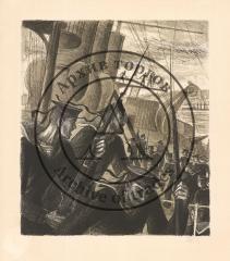 Цветная автолитография "1905 г. Восстание во флоте"