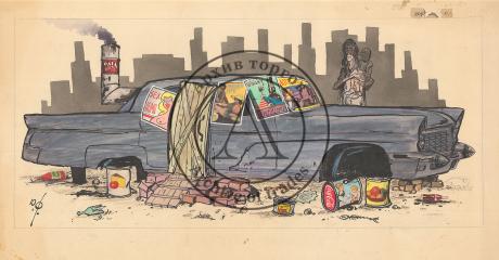 Карикатура "Общество потребления"