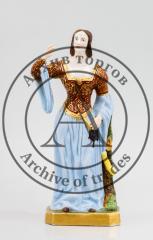 Скульптура "Дама в средневековом костюме"