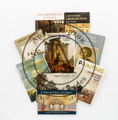 9 наборов открыток с живописью, графикой и лаковой миниатюрой из собраний Эрмитажа и ГМИИ им. Пушкина