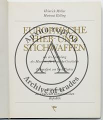 Heinrich Muller, Hartmunt Kolling. Europaische hieb-und stichwaffen. [Европейское рубящее и колющее оружие].