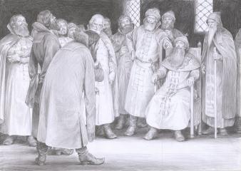 Иллюстрация "Перед царем"