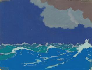 Море. Фаза из мультфильма "Сказка о царе Салтане"