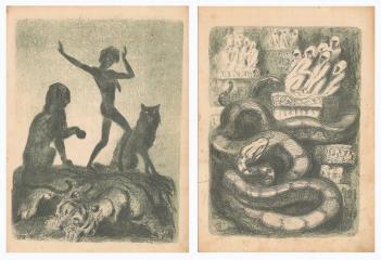 Две иллюстрации к "Маугли" Р.Киплинга