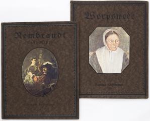 Сет из двух альбомов из серии Seemanns Künstlermappen: №5 Рембрандт (вып.1); № 31 Ворпсведская колония художников. На нем. яз.
