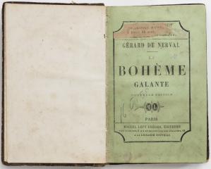 Nerval G. de. La Bohème galante [Нерваль, Ж. де. Галантная богема]. На фр. яз.