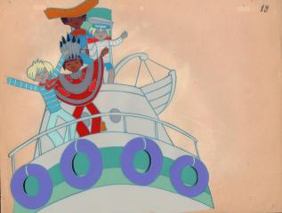 Друзья на корабле. Фаза из мультфильма "В порту"