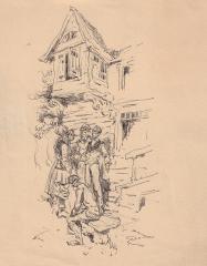 Иллюстрация к рассказу А. Чехова " Капитанский мундир"