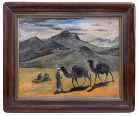 Пейзаж с верблюдами