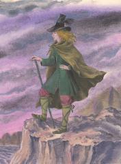 Иллюстрация к книге Х.Лофтинга "На закате волшебства"