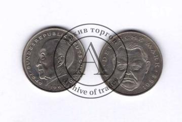 Подборка монет 2 марки. ФРГ