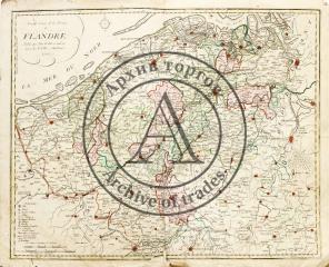 Карта «Новая карта Фландрии, опубликованная Jean Walch».